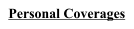 Personal Coverages